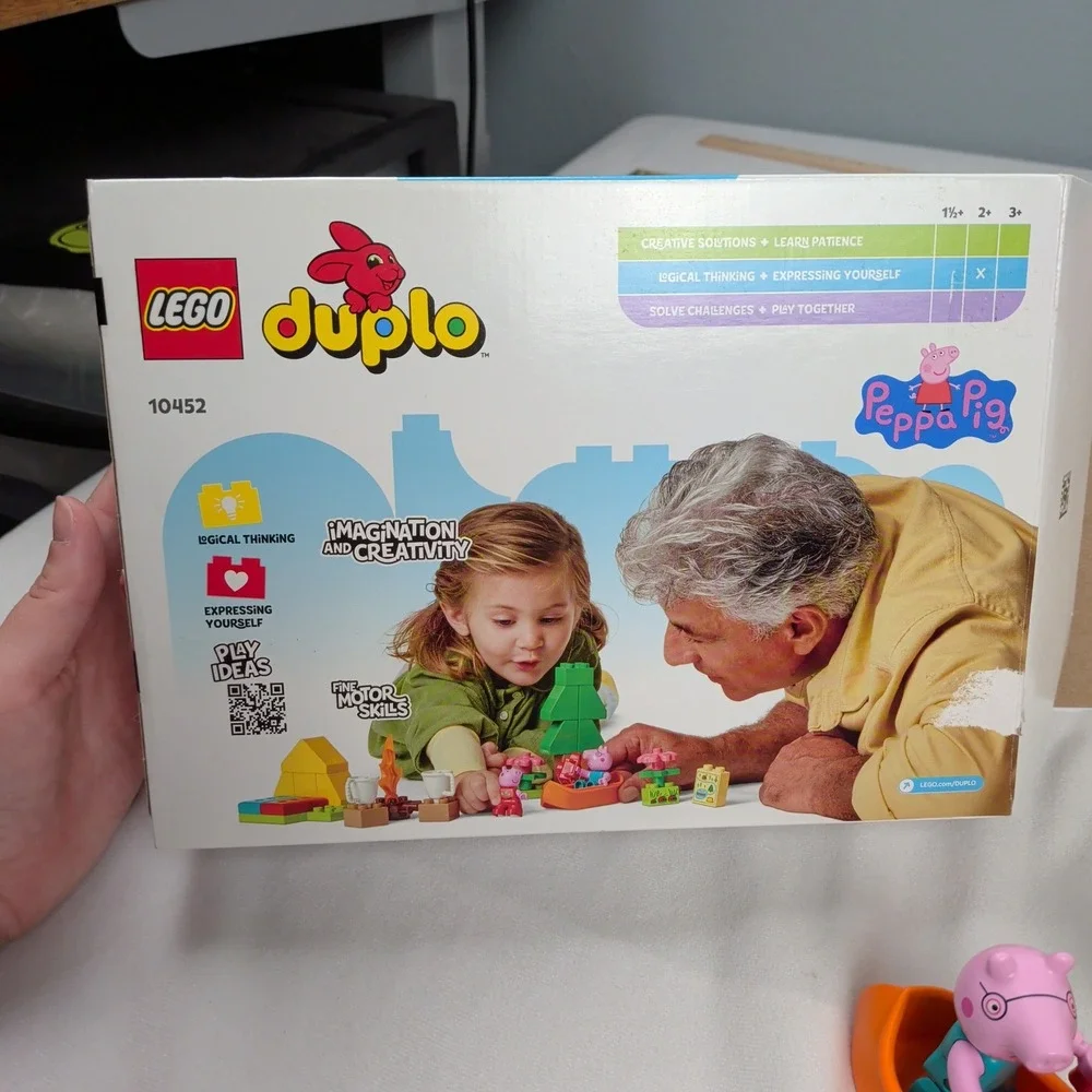LEGO Duplo Peppa Pig Camping Trip 10452 Building Set 32 Pieces with Box Manual